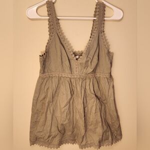 Soft Olive Green Top